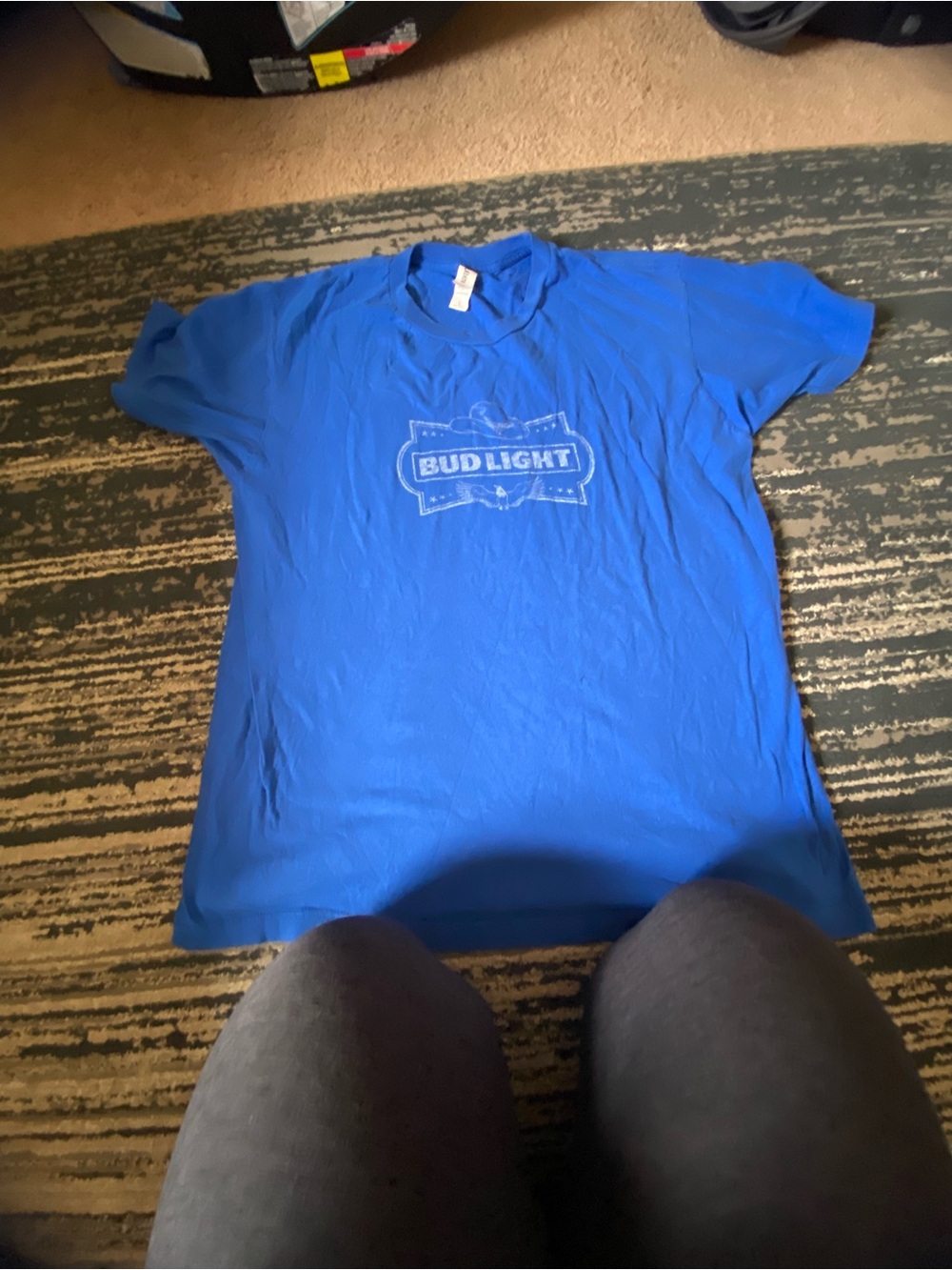 Tultex Royal Blue Bud Light Logo Tee